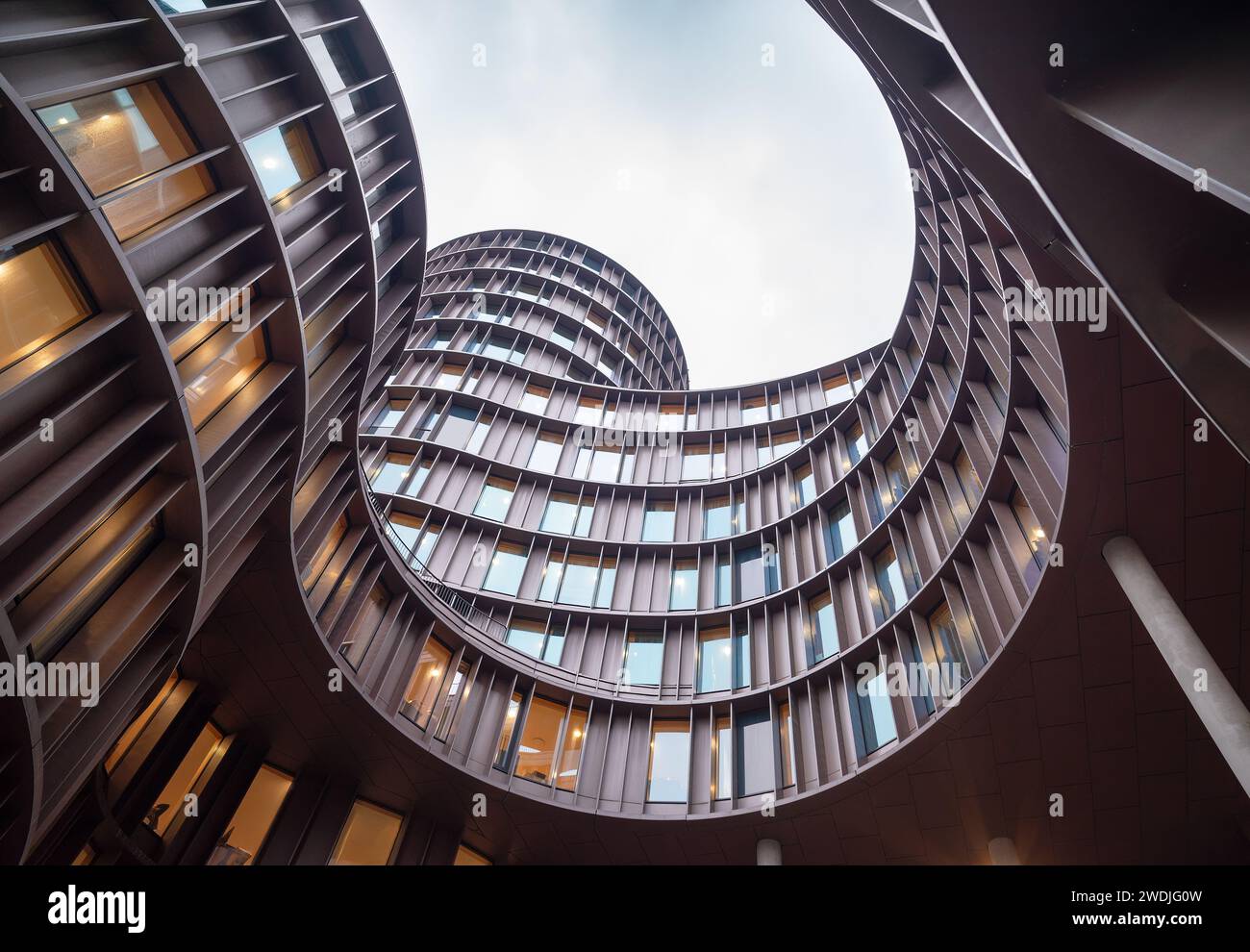 Kopenhagen, Dänemark - Axel Towers by Lundgaard & Tranberg Arkitekter Stockfoto