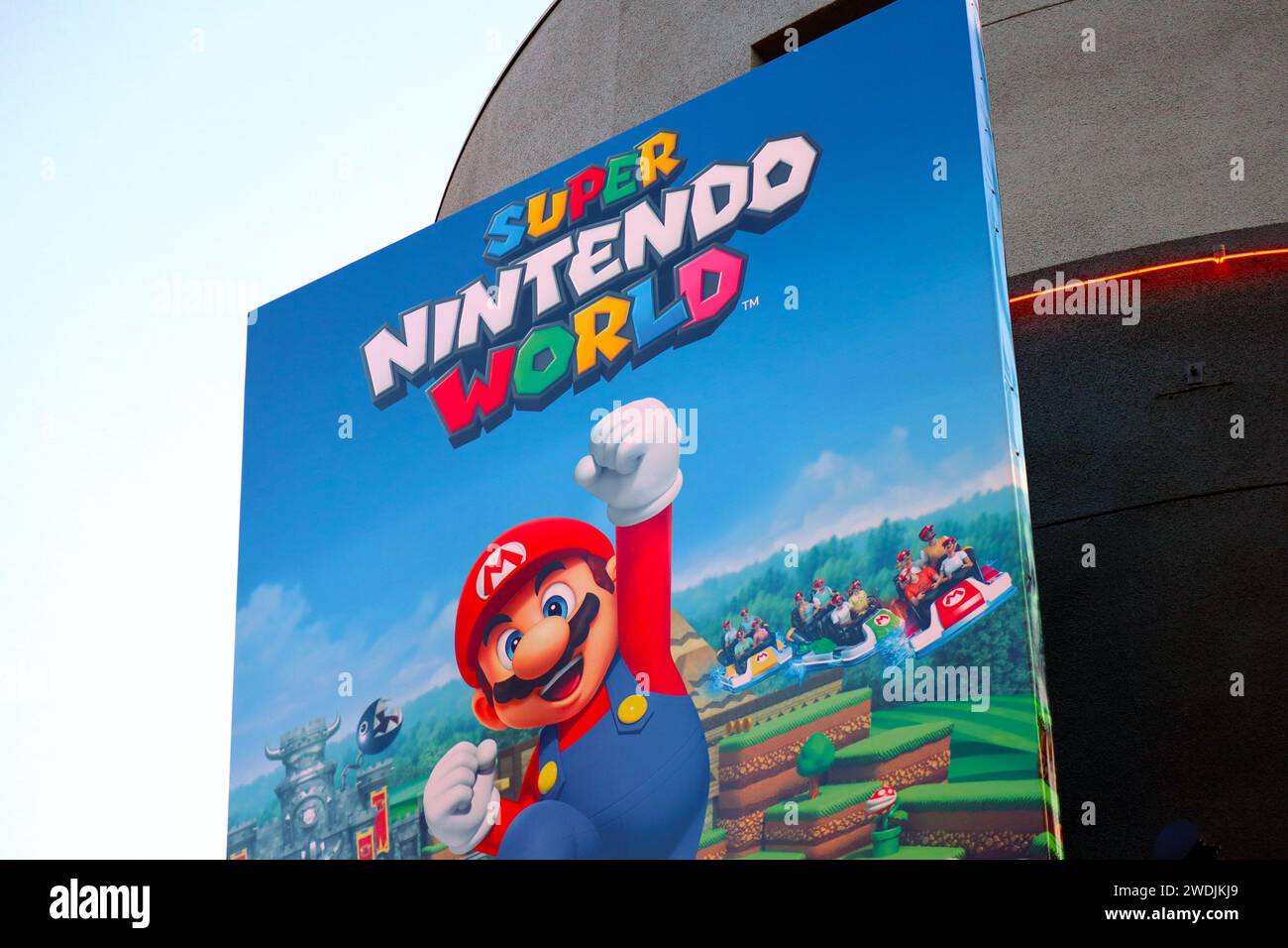 Universal City, Hollywood, Kalifornien: SUPER NINTENDO WORLD STORE auf dem CityWalk in den Universal Studios Hollywood Stockfoto