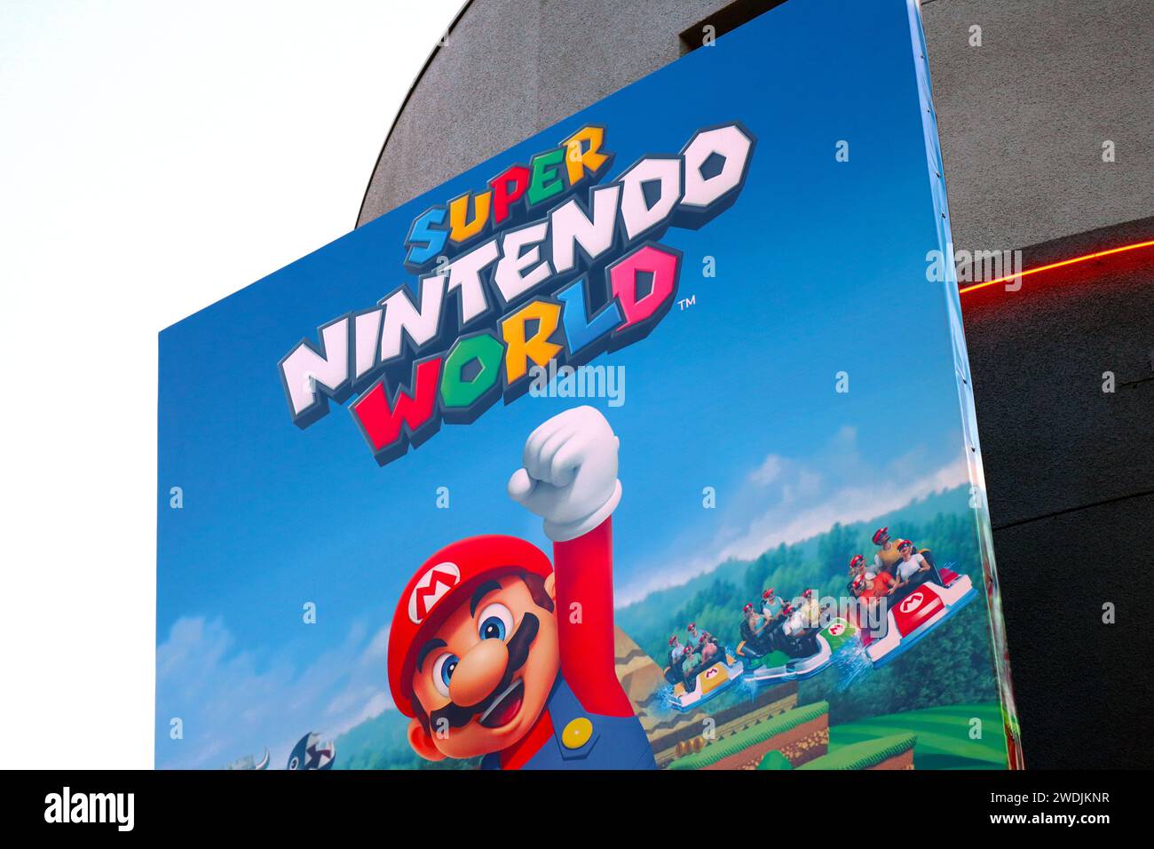 Universal City, Hollywood, Kalifornien: SUPER NINTENDO WORLD STORE auf dem CityWalk in den Universal Studios Hollywood Stockfoto