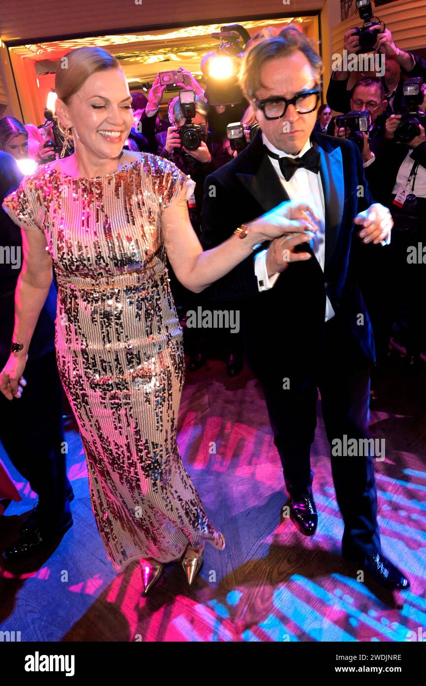 Anna Loos mit Ehemann Jan Josef Liefers beim 48. Deutsche Filmball 2024 im Hotel Bayerischer Hof. München, 20.01.2024 *** Anna Loos mit Ehemann Jan Josef Liefers beim Deutschen Filmball 48 2024 im Hotel Bayerischer Hof München, 20 01 2024 Foto:XF.xKernx/xFuturexImagex filmball 4541 Stockfoto