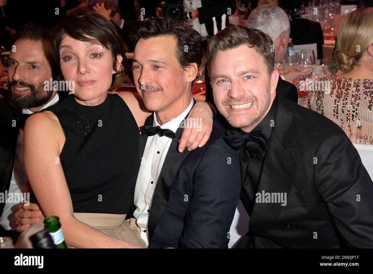 Julia Koschitz, Florian David Fitz und Friedrich Mücke beim 48. Deutsche Filmball 2024 im Hotel Bayerischer Hof. München, 20.01.2024 *** Julia Koschitz, Florian David Fitz und Friedrich Mücke beim Deutschen Filmball 48 2024 im Hotel Bayerischer Hof München, 20 01 2024 Foto:XF.xKernx/xFuturexImagex filmball 4586 Stockfoto