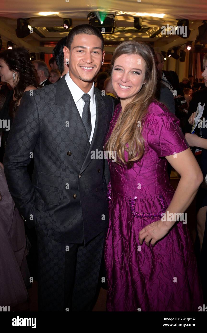 Emilio Sakraya Und Nina Eichinger Beim 48. Deutsche Filmball 2024 Im