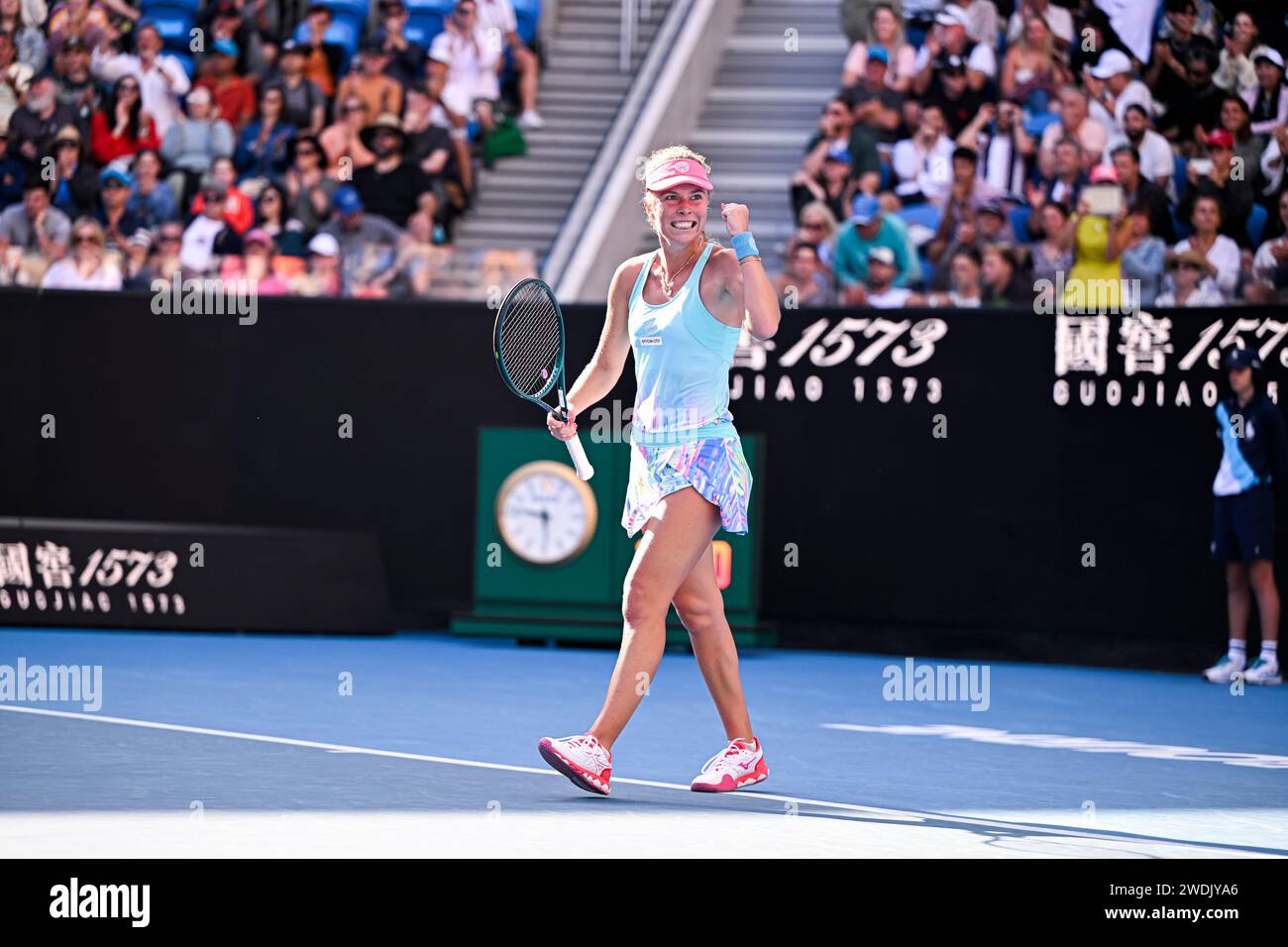 Magdalena frech während des Australian Open AO 2024 Grand Slam Tennis ...