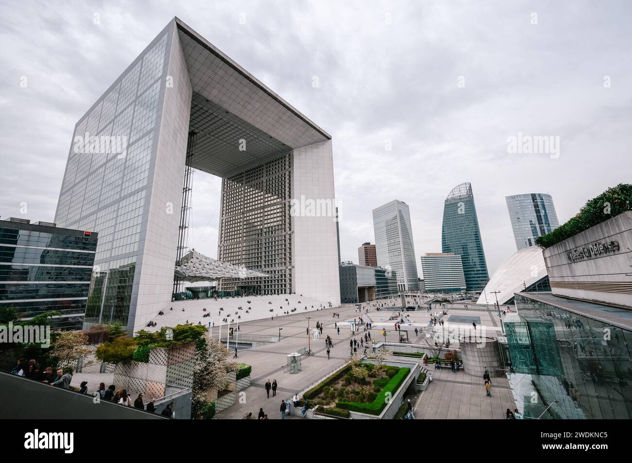 La Grande Arche de la Défense in Paris, Frankreich Stockfoto