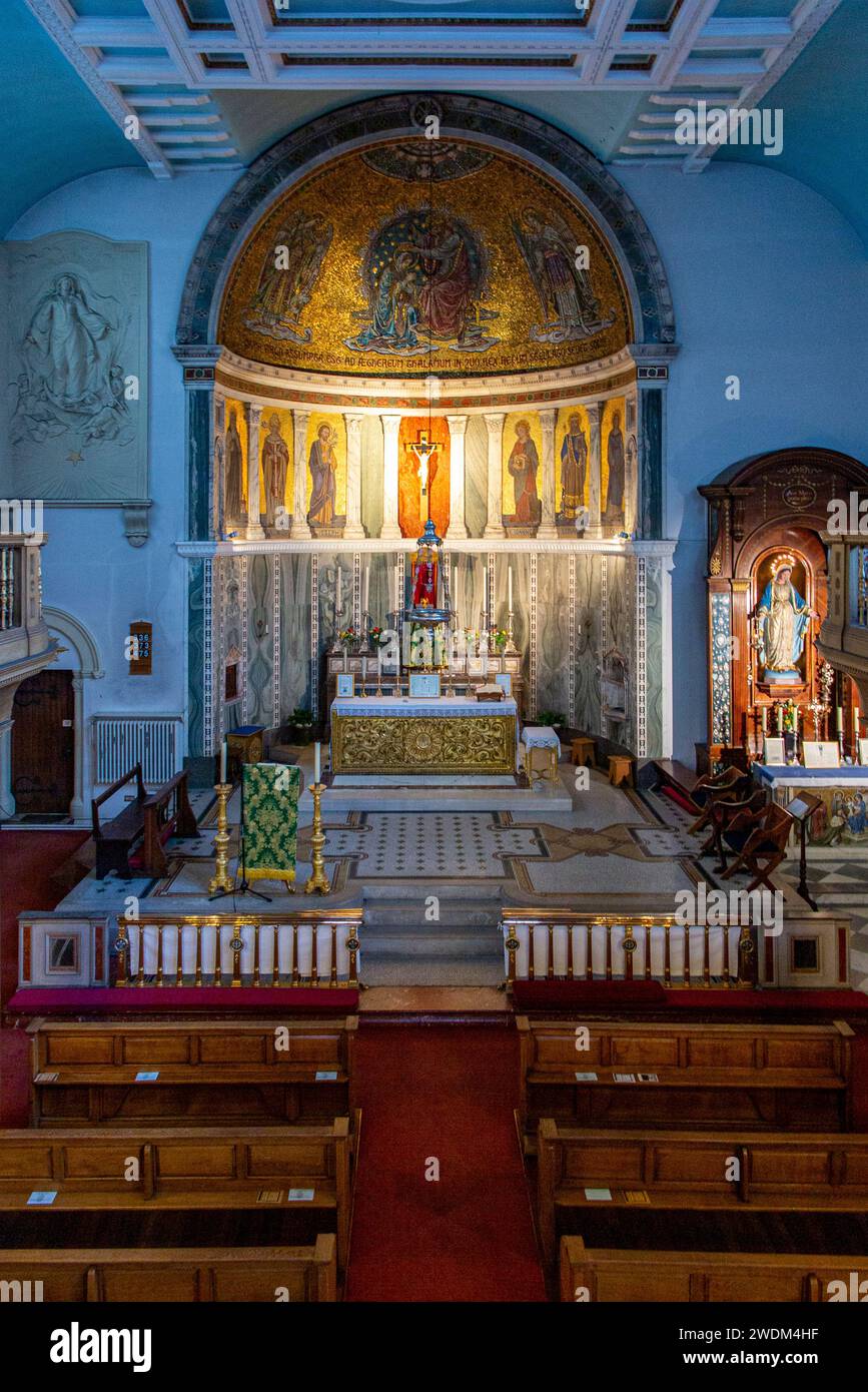 Das Ordinariat unserer Lieben Frau von Walsingham Kirche in Soho, London Stockfoto