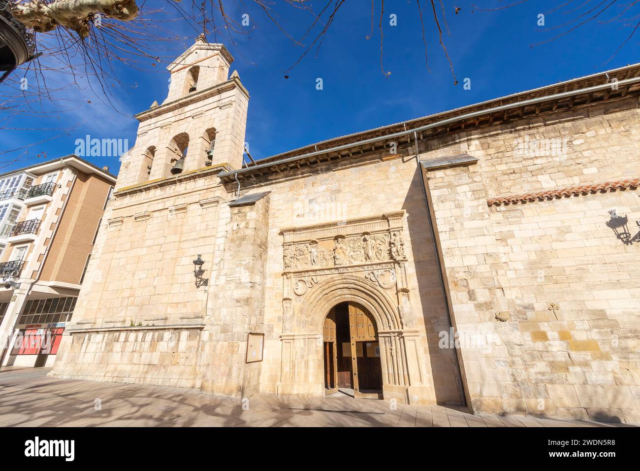 Dorf Briviesca in der Provinz Burgos, Spanien Stockfoto