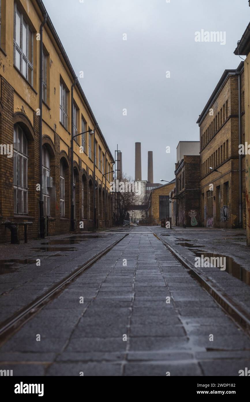 Oberschoeneweide Rathenau Hallen Kultur- und Technologiezentrum, Kulturviertel, Deutschland, Europa Stockfoto