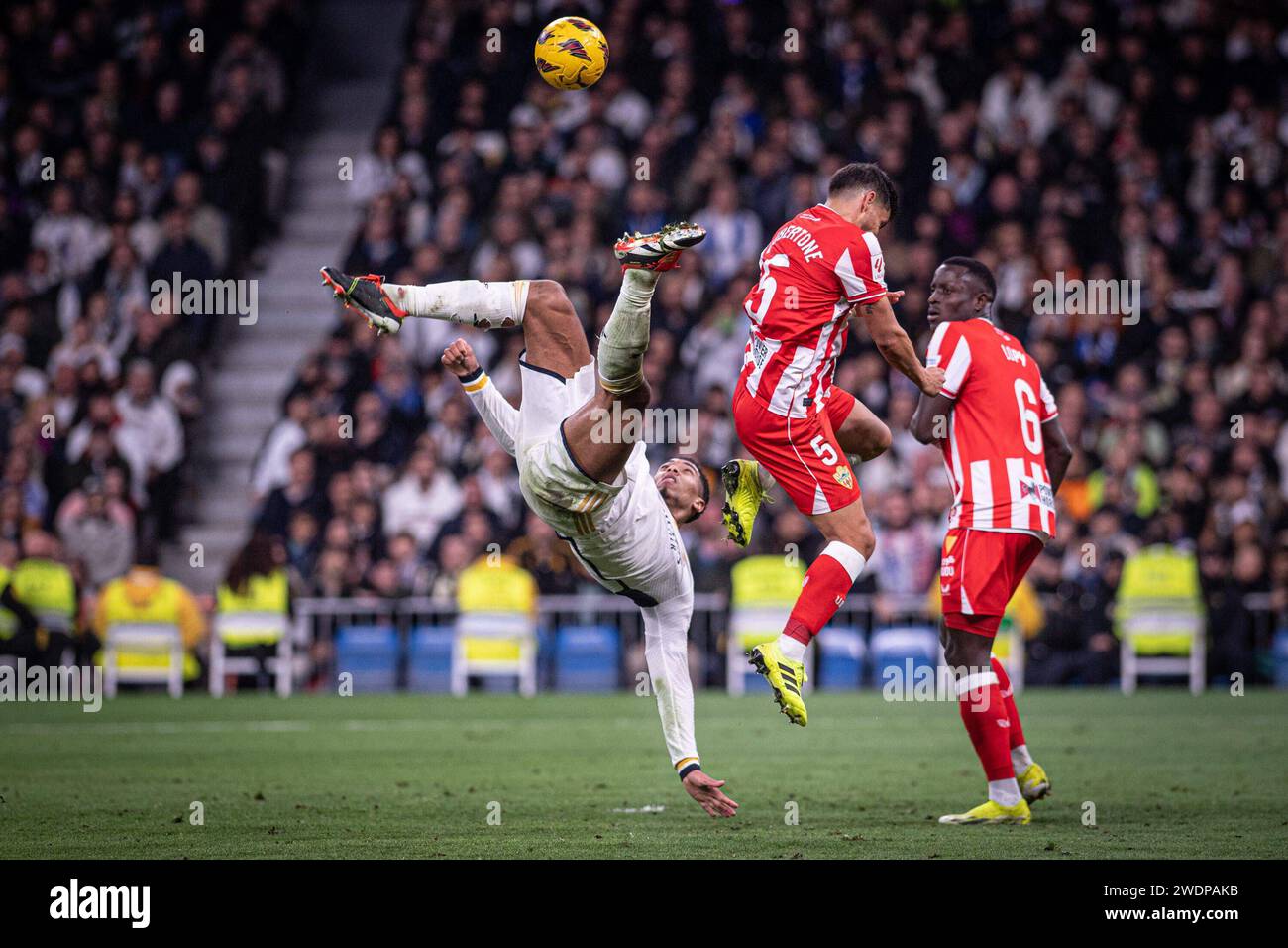 Madrid, Spanien. Januar 2024. Spanien La Liga Fußballspiel Real Madrid