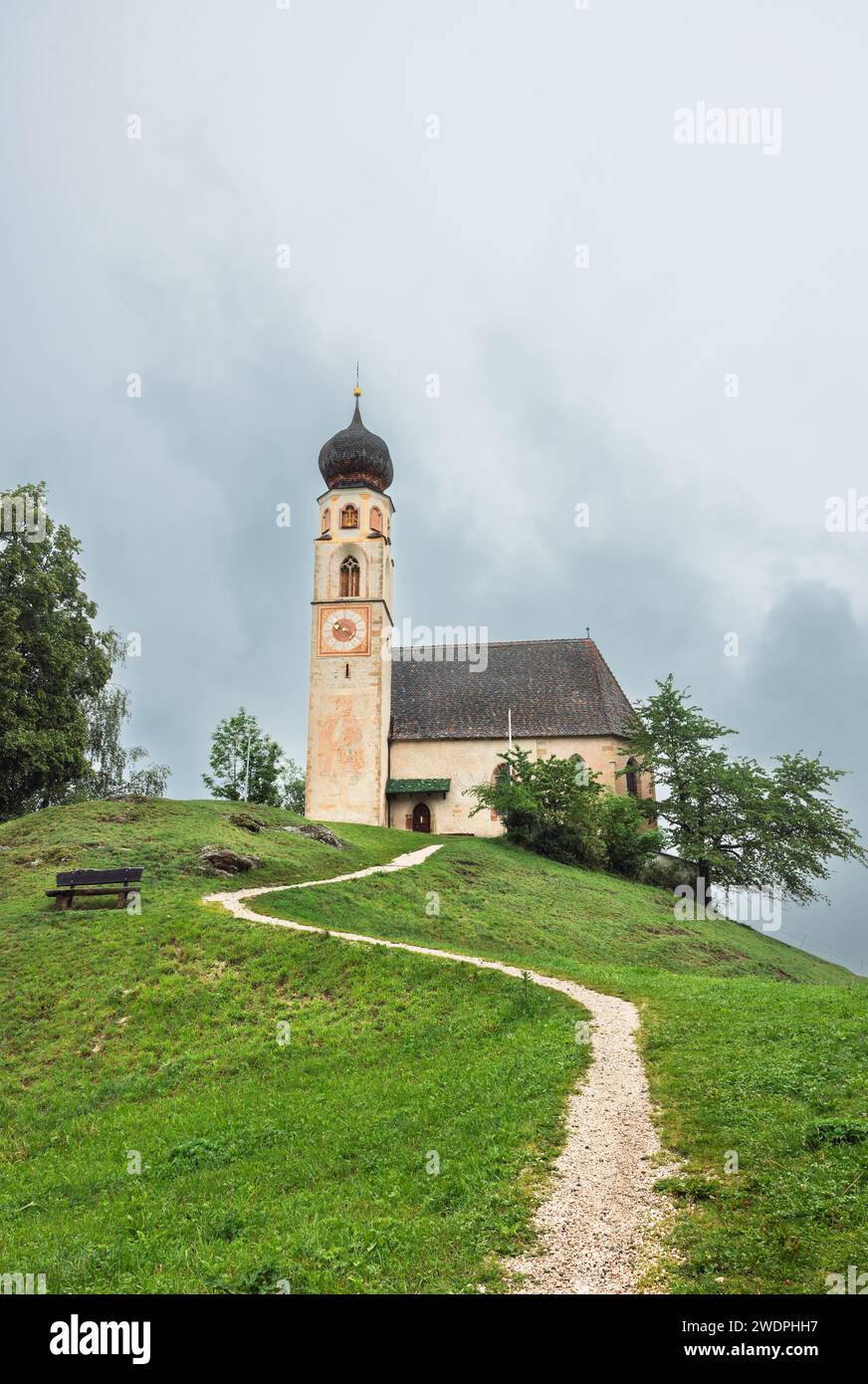 Chiesa di San Costantino in Südtirol Italien Stockfoto