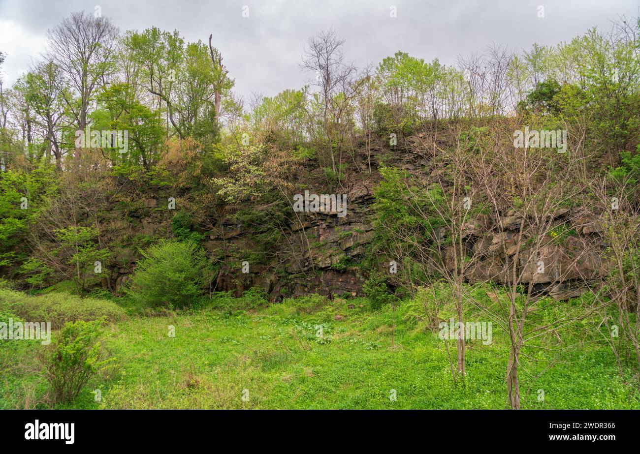 Das Johnstown Flood National Memorial über die Johnstown Flood, Pennsylvania, USA Stockfoto