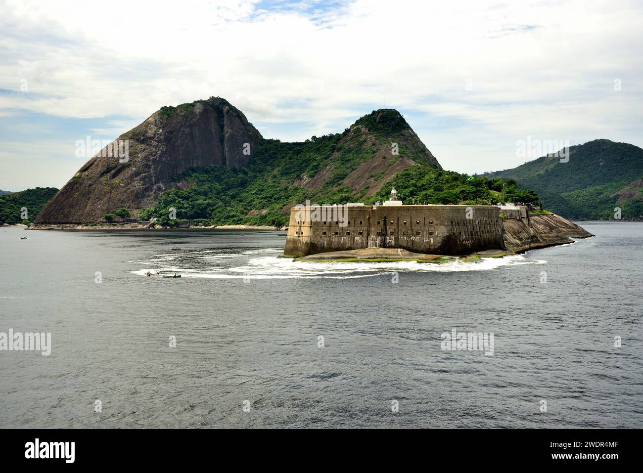 Fortaleza de Santa Cruz da Barra, Festung, Hafeneingang, Rio de Janeiro, Stadt, Brezil Stockfoto