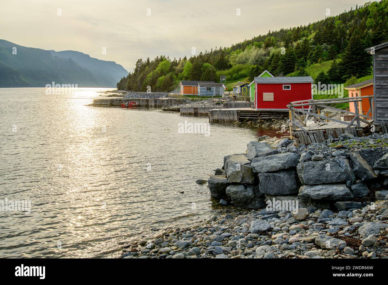 Kanada, Maritimes, Neufundland, Westküste, Rocky Harbour, Norris Point Stockfoto