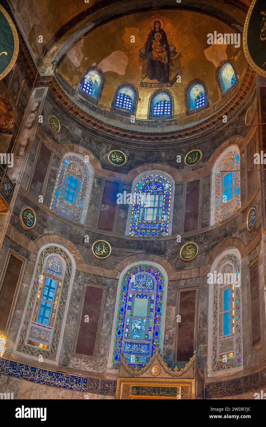 Santa Sophia, Juwel der byzantinischen Kunst Stockfoto