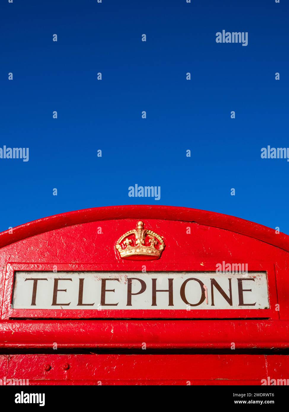 Rote Telefonbox, Hampstead, London, England, Großbritannien, GB Stockfoto