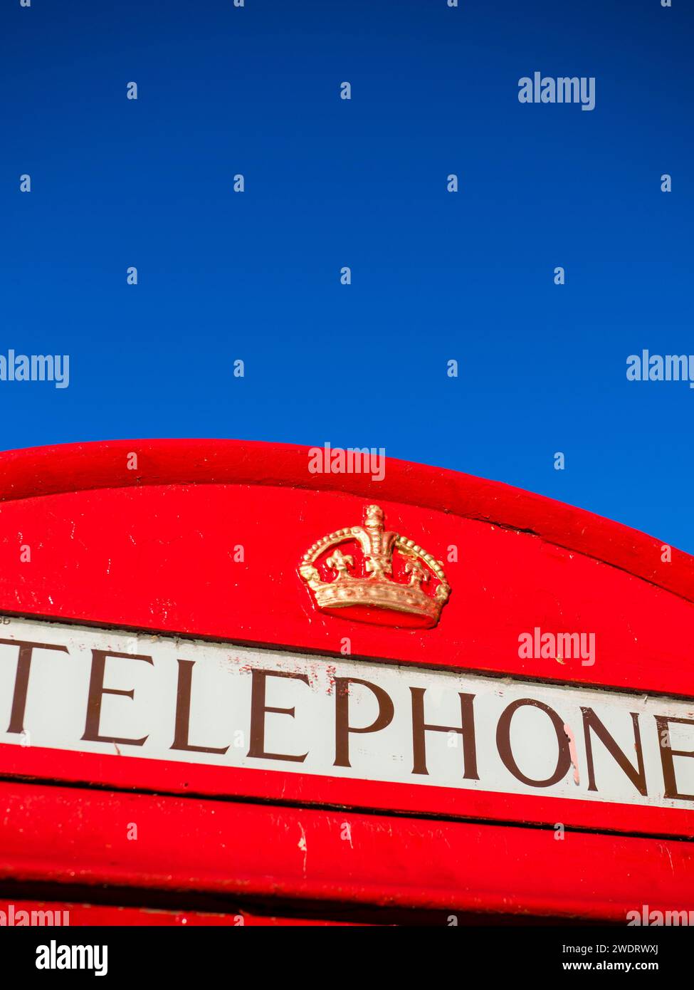 Rote Telefonbox, Hampstead, London, England, Großbritannien, GB Stockfoto