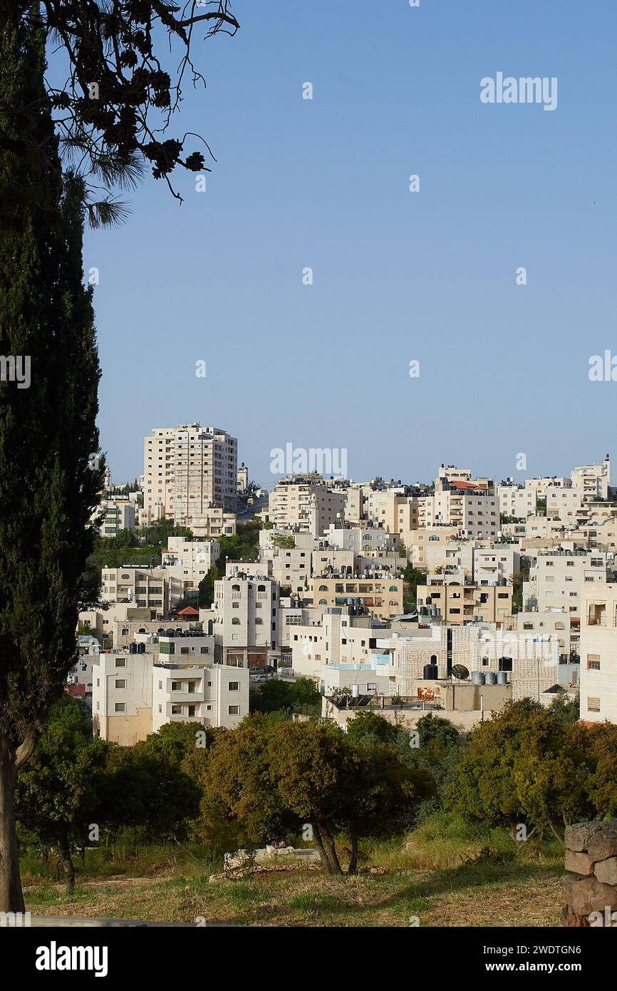 Stadt in Israel allgemeiner Plan. Hochwertige Fotos Stockfoto