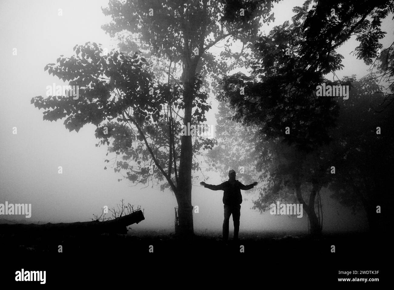 Monochrom Stockfoto