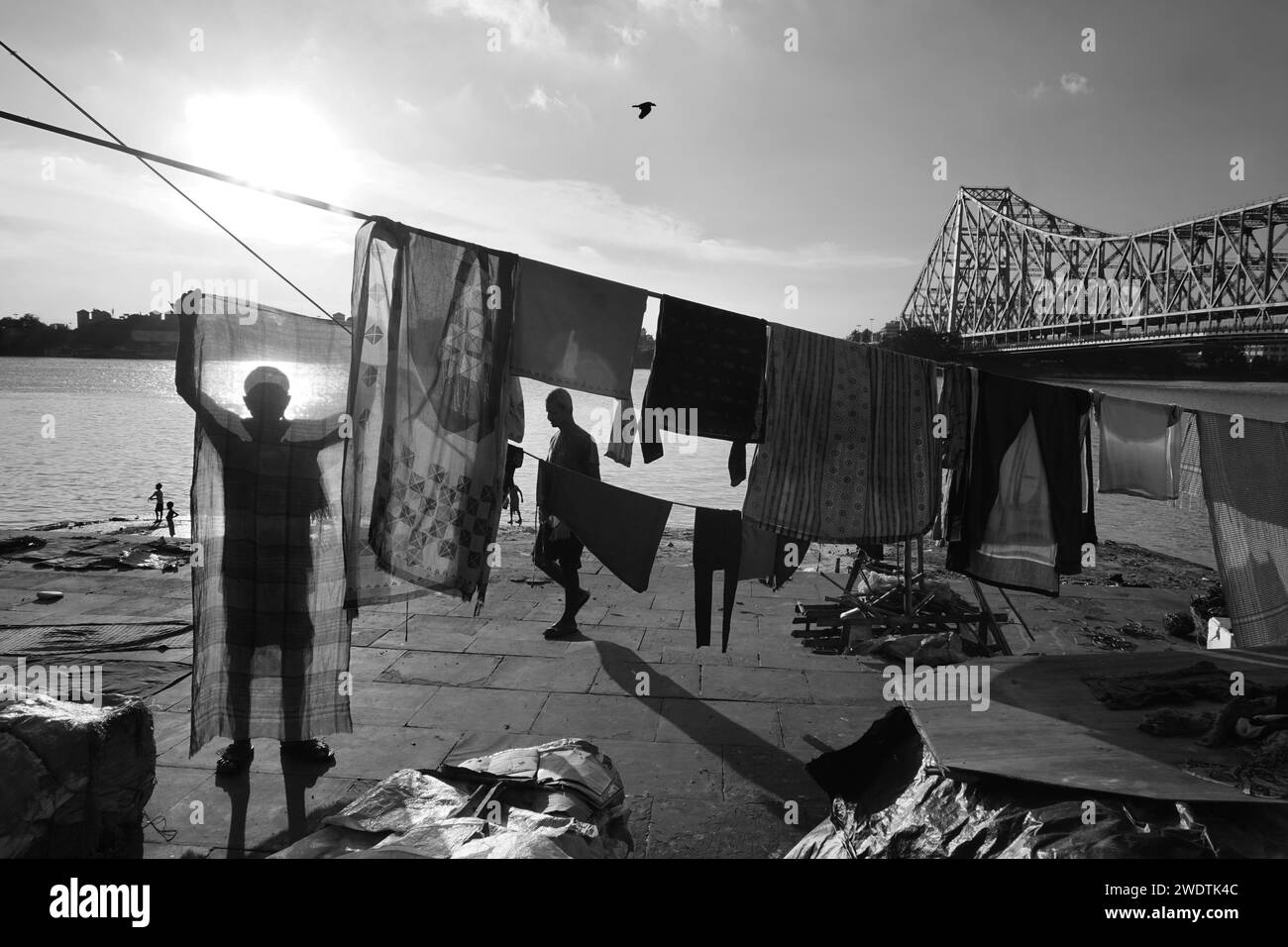 Monochrom Stockfoto