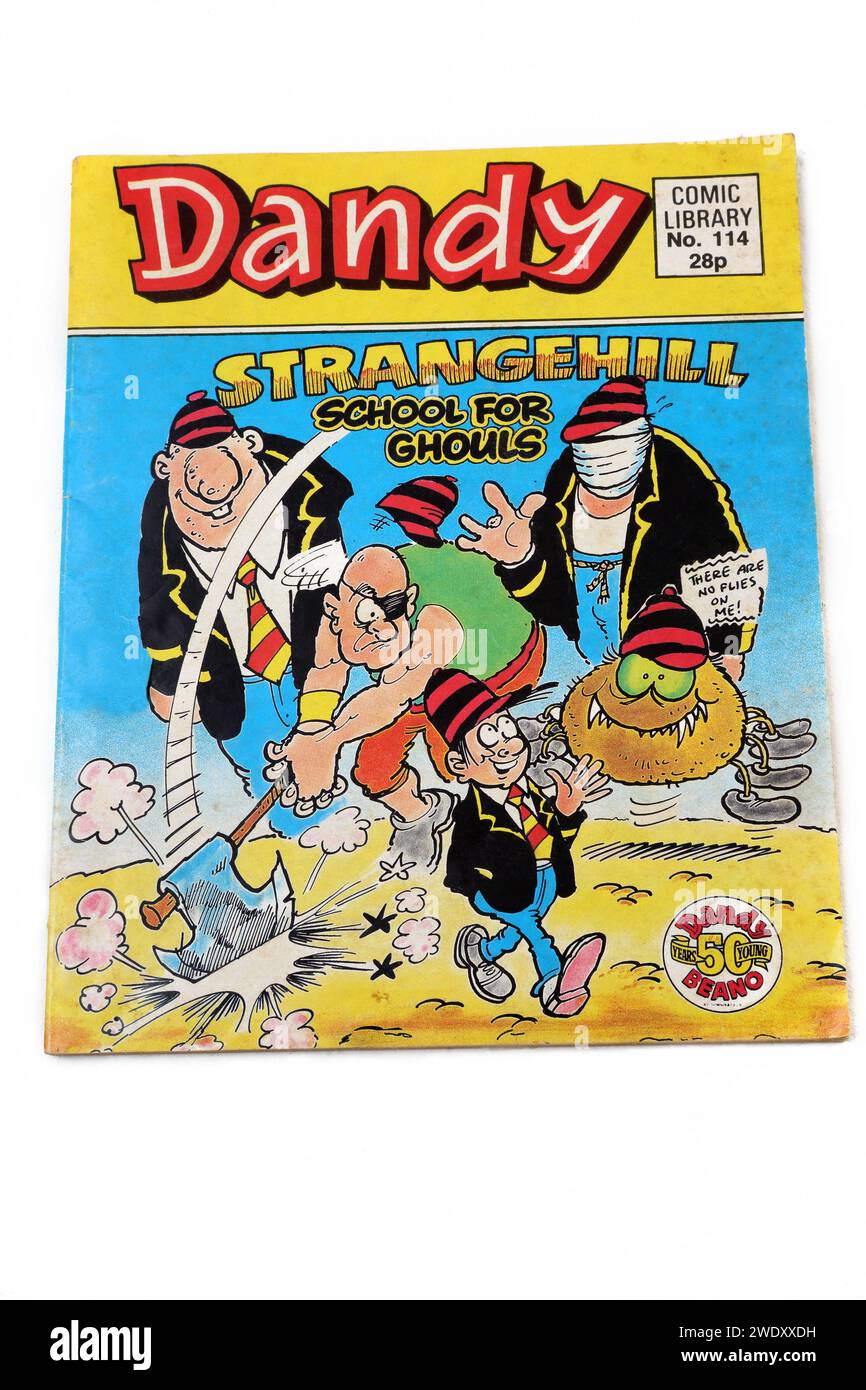 Vintage die Dandy Strangehill School für das Ghouls Comic Magazine Stockfoto