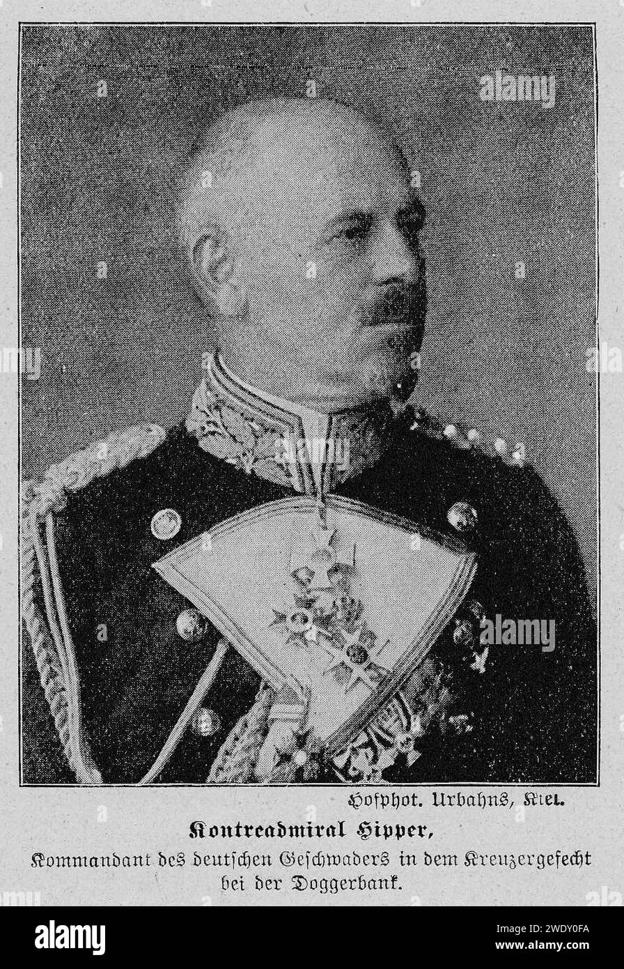 Admiral Franz Ritter von Hipper. 1. Weltkrieg (51773779672). Stockfoto