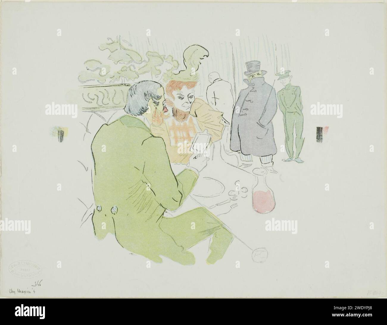 Nach Henri de Toulouse-Lautrec - Snobbery, 1949.1012, 1897. Stockfoto