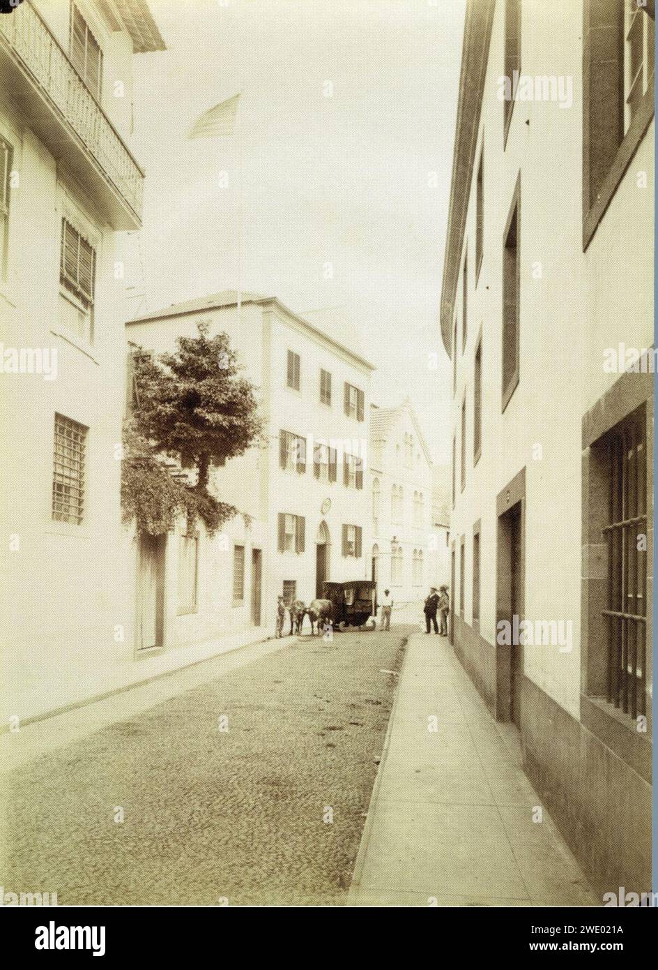 AHM-IAFU-197 Rua do Carmo, Funchal - 1910er Jahre Stockfoto