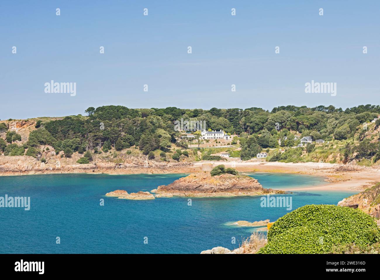 Portelet Bay, Jersey, Kanalinseln Stockfoto