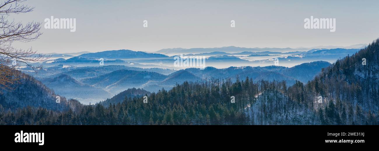 Logar Valley, Slowenien Stockfoto