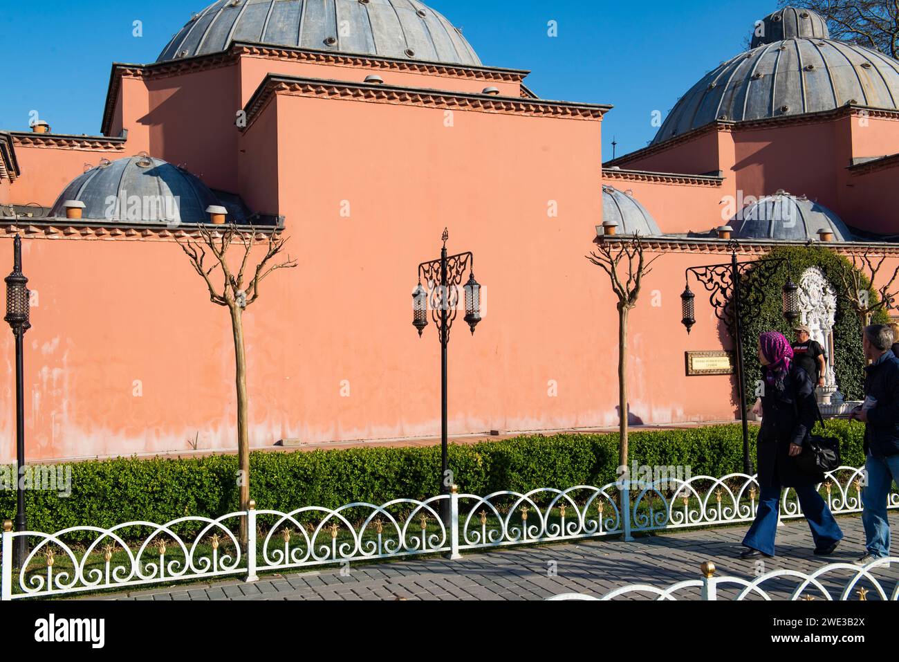 Blaue Moschee - die wichtigste Moschee in Istanbul Stockfoto