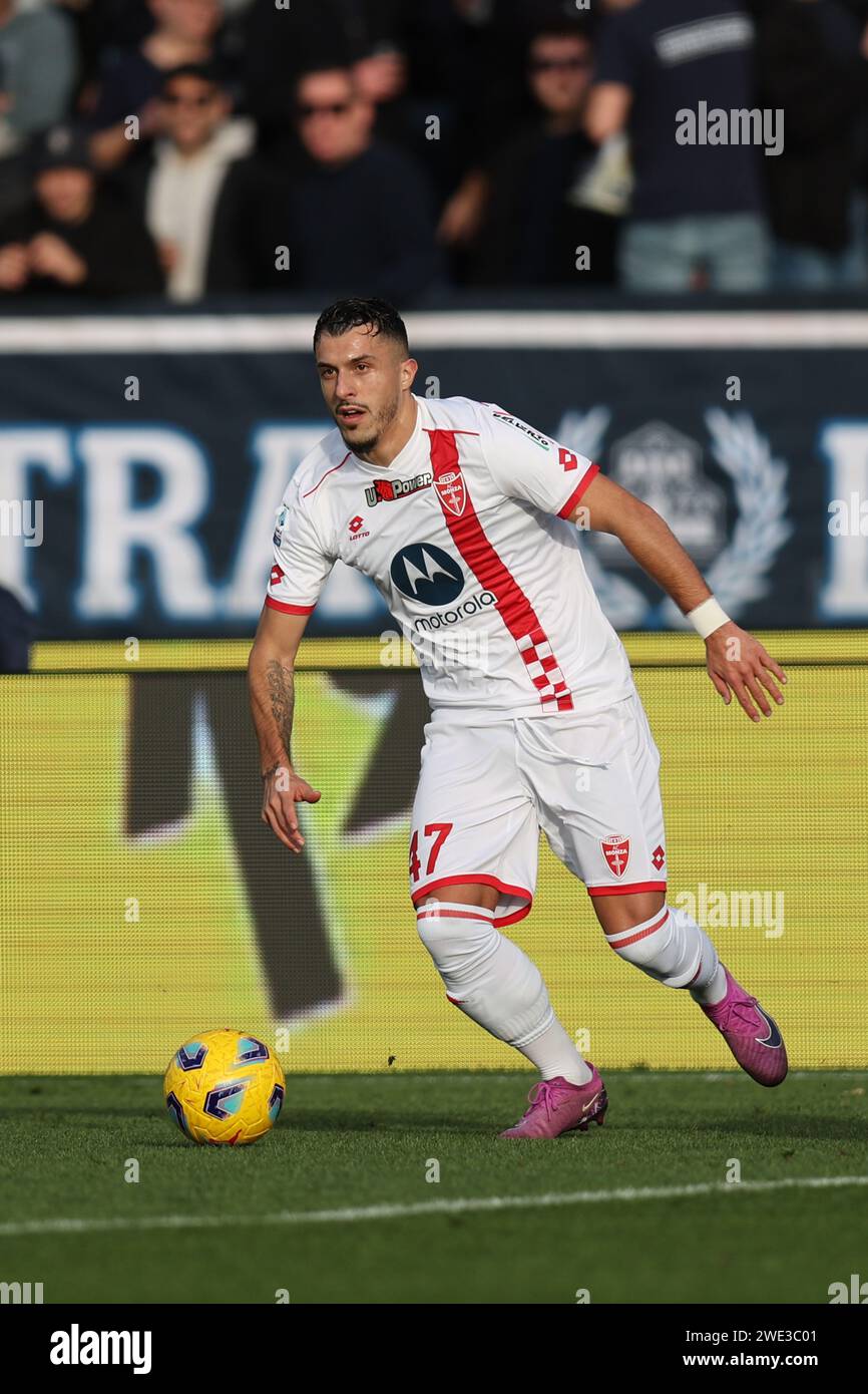 Dany Mota (Monza) während des italienischen Spiels der Serie A zwischen Empoli 3-0 Monza im Carlo Castellani Stadion am 21. Januar 2024 in Empoli, Italien. (Foto: Maurizio Borsari/AFLO) Stockfoto