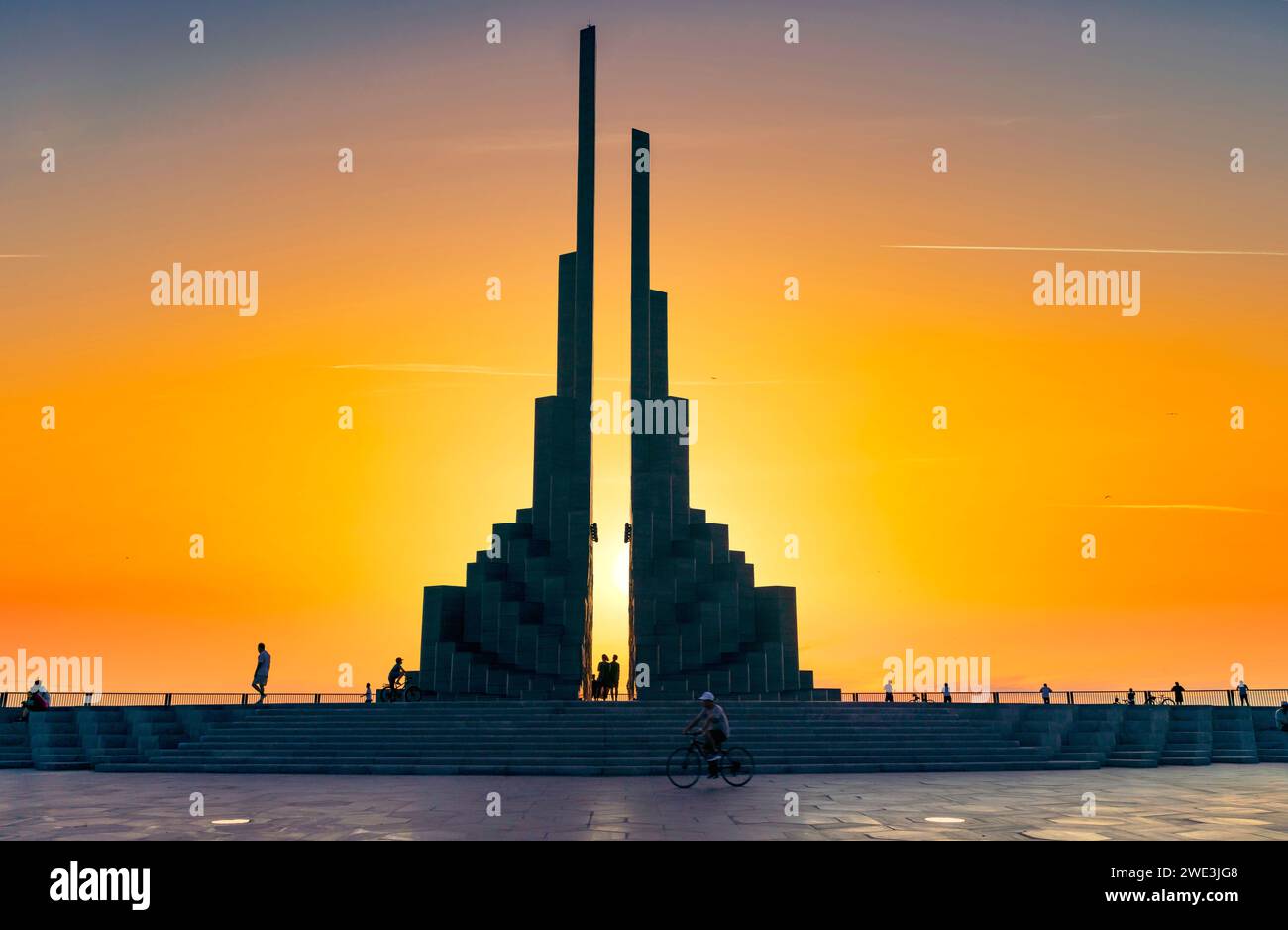 Nghinh Phong Tower, Stadt Tuy Hoa, Provinz Phu Yen, Vietnam Stockfoto