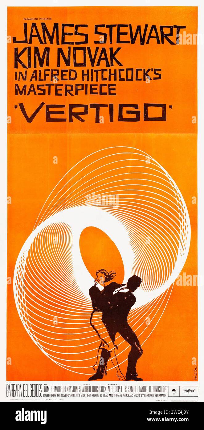 Vertigo (Paramount, 1958) James Stewart, Kim Novak, Regie: Alfred Hitchcock Stockfoto