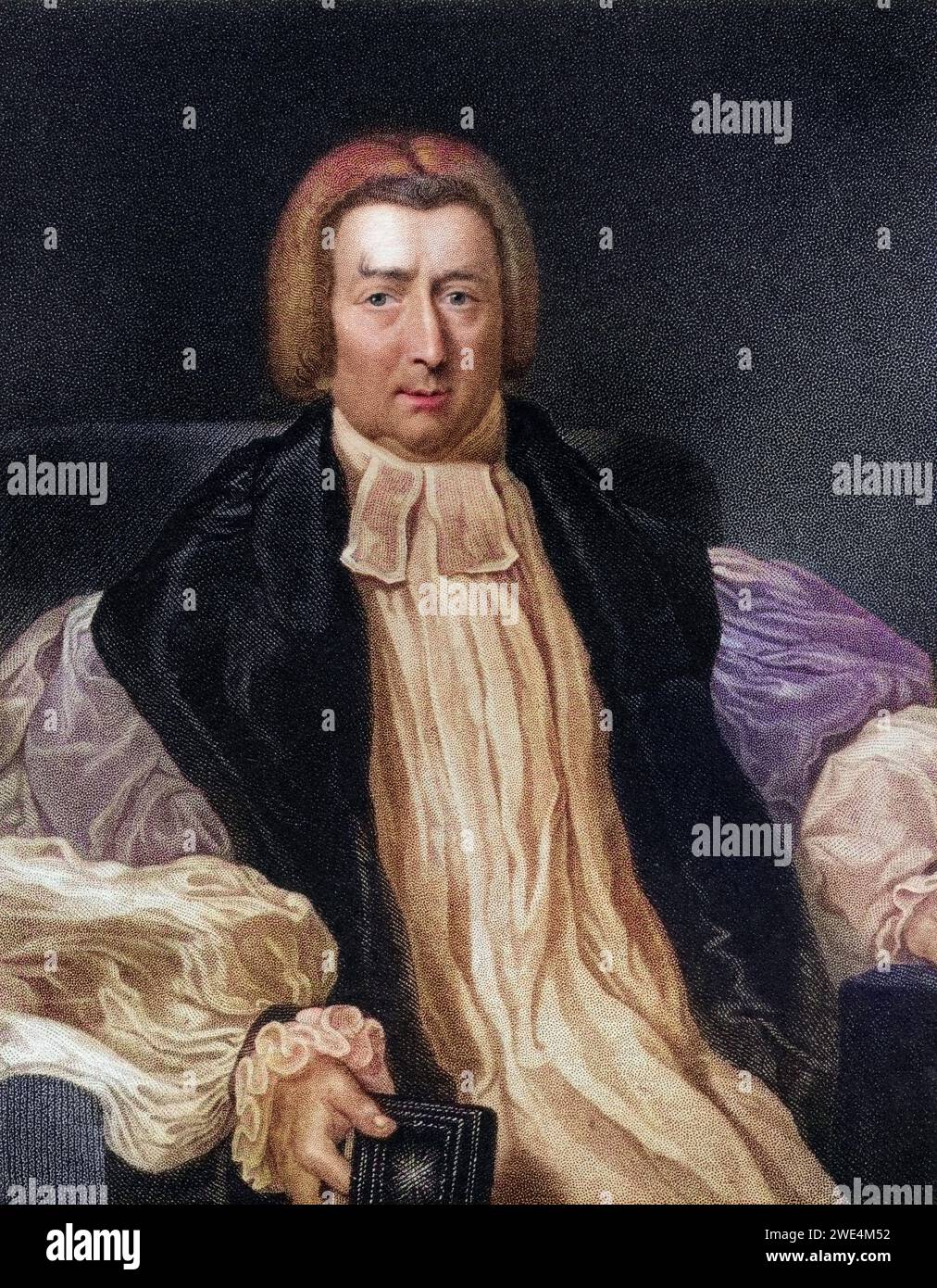 Rev. Robert Gray 1762 bis 1834 Bischof von Bristol, Historisch, digital restaurierte Reproduktion von einer Vorlage aus dem 19. Jahrhundert, Datum nicht angegeben Stockfoto