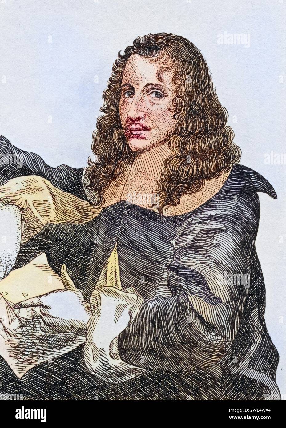 Bonaventura Peeters the Elder 1614-1652 flämischer Barock Epoche Maler, historisch, digital restaurierte Reproduktion von einer Vorlage aus dem 19. Jahrhundert, Datum nicht angegeben Stockfoto