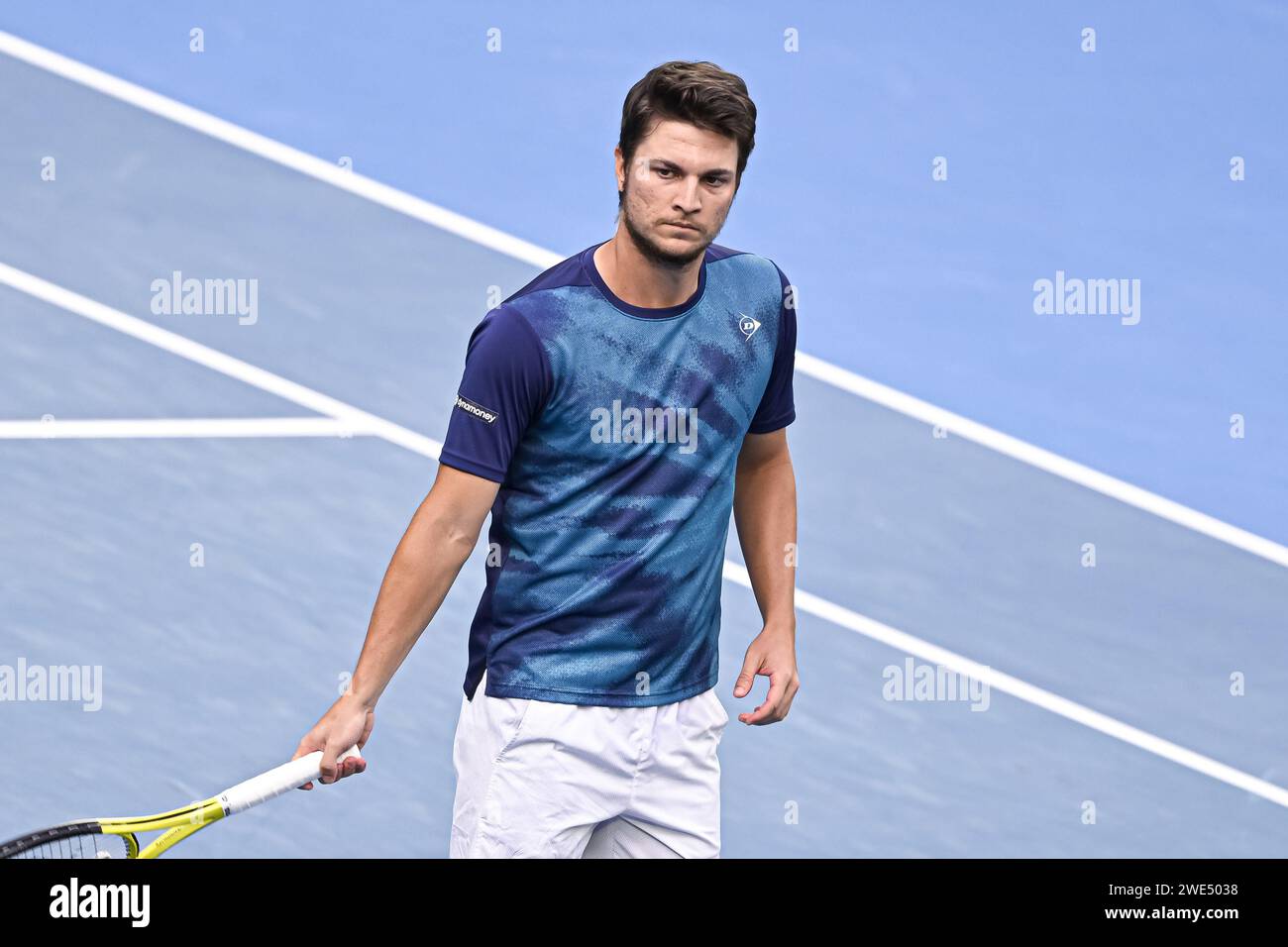 Miomir Kecmanovic während der Australian Open 2024, Grand Slam Tennis