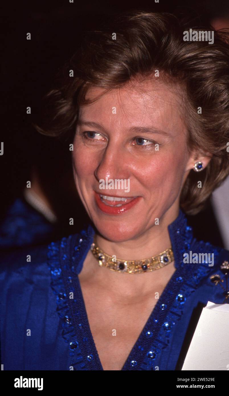 Birgitte, die Herzogin von Gloucester in der Royal Albert Hall 19. Match 1991 Foto vom Henshaw Archiv Stockfoto