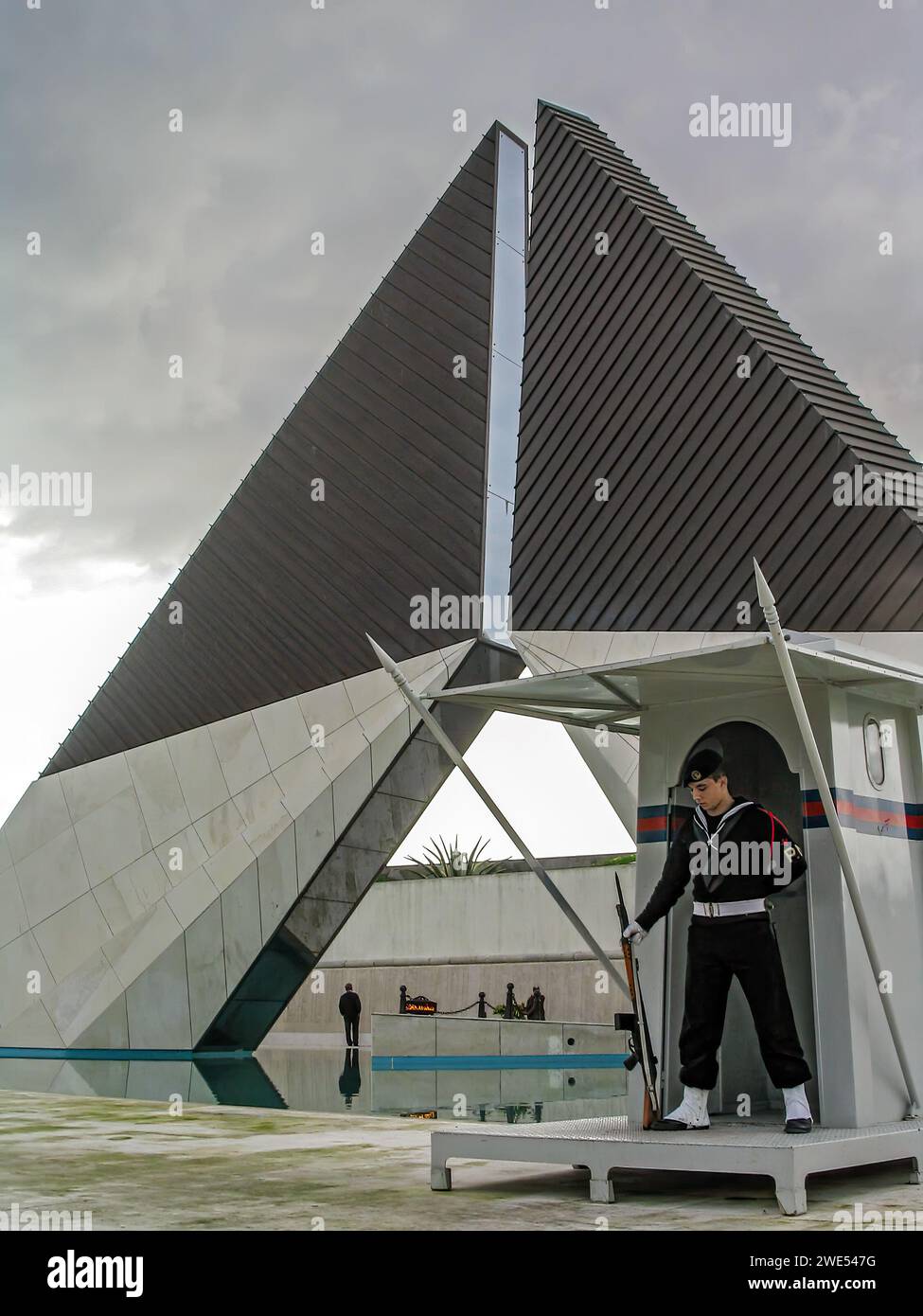 Lissabon, Portugal: 10. November 2023: Monumento aos Combatentes do Ultramar. Denkmal zu Ehren des in Afrika gefallenen portugiesischen Militärs Stockfoto