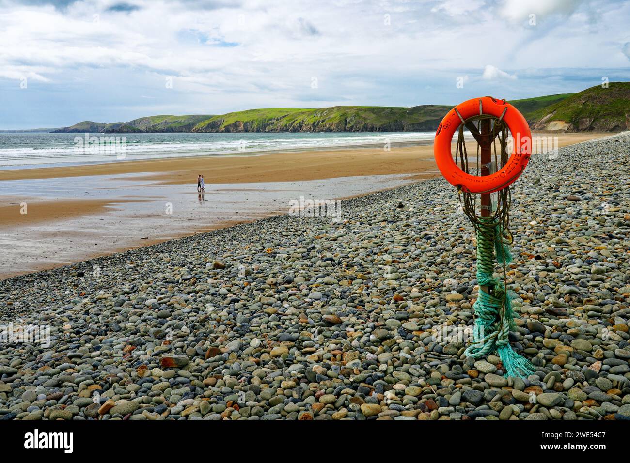 Großbritannien, Wales, Pembrokeshire, Strand in Newgale Stockfoto