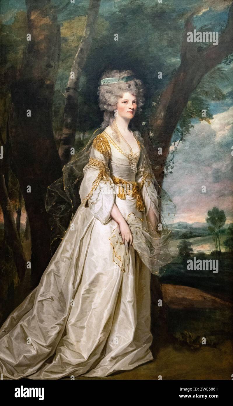 Sir Joshua Reynolds Gemälde; Lady Sunderlin (Lady Sunderland) 1786. Englischer Porträtmaler und Künstler aus dem 18. Jahrhundert. Stockfoto