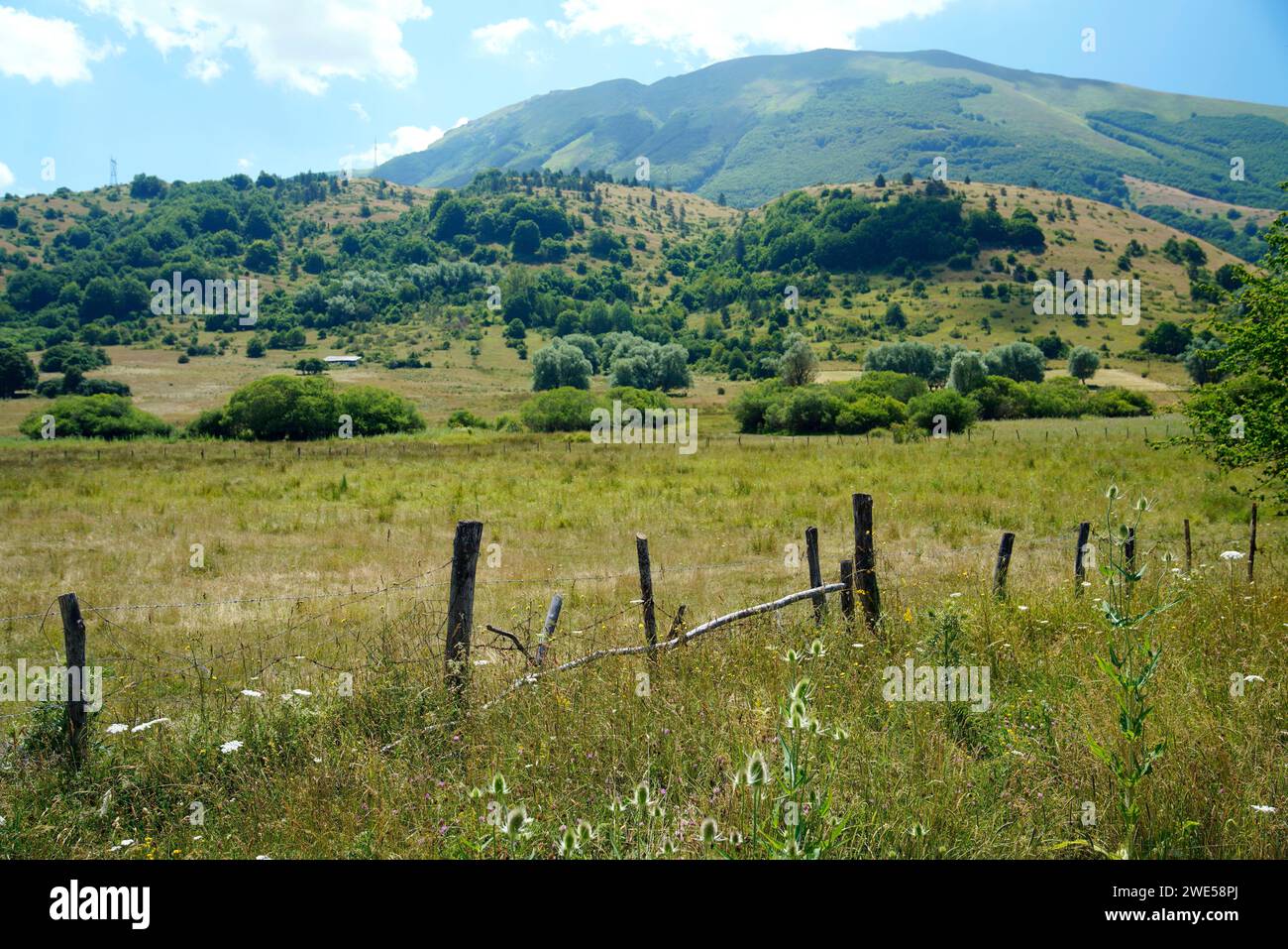 Gran Sasso und Monti della Laga Nationalpark, Region Abruzzen, Italien Stockfoto