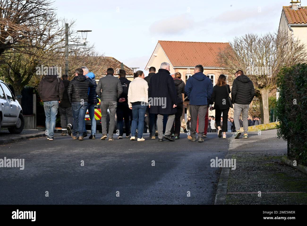 Frankreich. Januar 2024. © PHOTOPQR/LA DEPECHE DU MIDI/NATHALIE SAINT