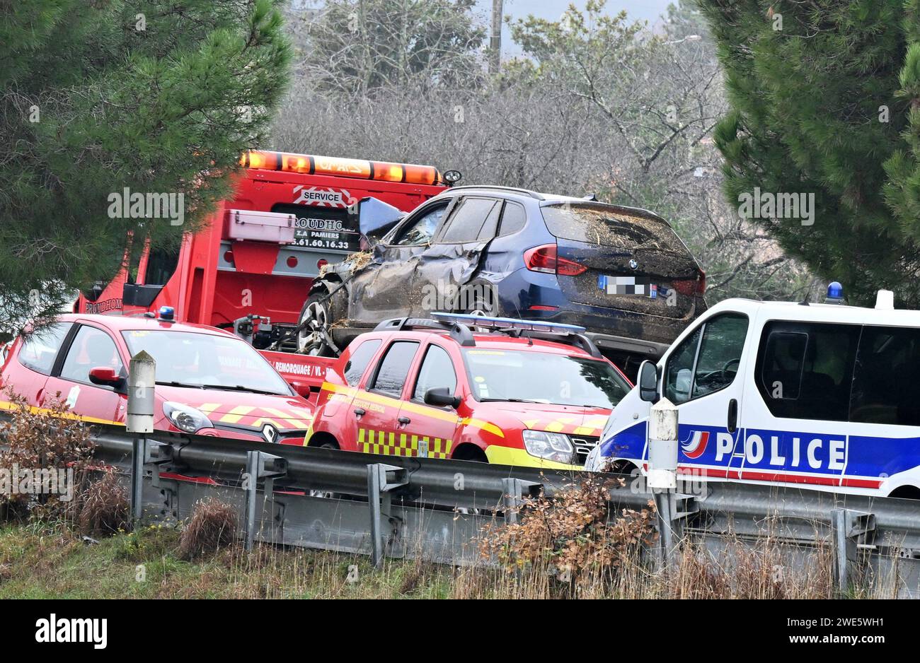 Frankreich. Januar 2024. © PHOTOPQR/LA DEPECHE DU MIDI/NATHALIE SAINT