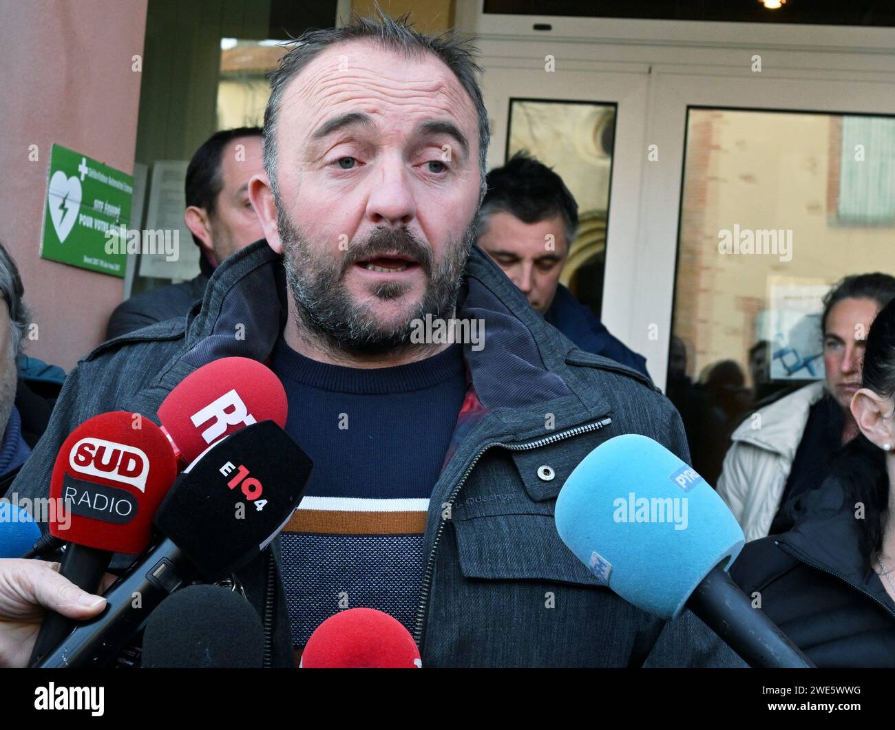 Toulouse, Frankreich. Januar 2024. © PHOTOPQR/LA DEPECHE DU MIDI