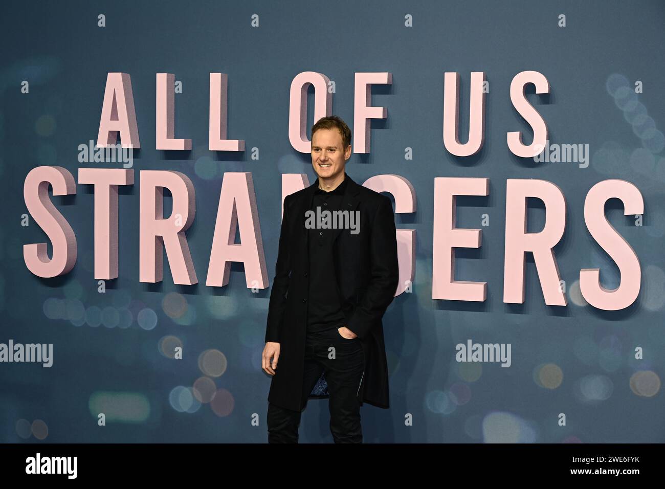 London, Großbritannien. Januar 2024. Dan Walker nimmt am UK Gala Screening für alle Fremden Teil, BFI Southbank, London, UK. Quelle: Siehe Li/Picture Capital/Alamy Live News Stockfoto