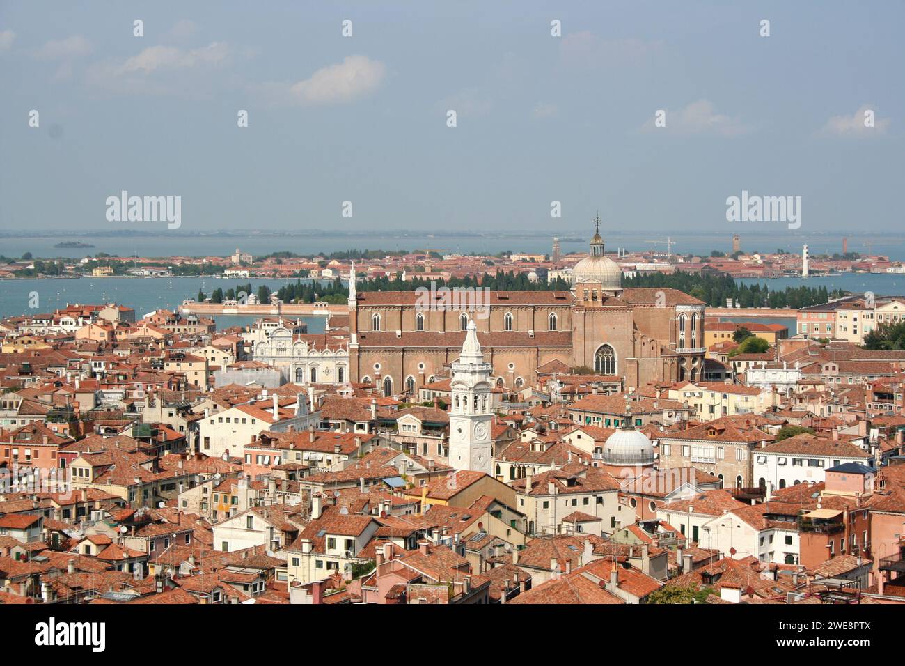 Blick vom Campanile, Venedig Stockfoto