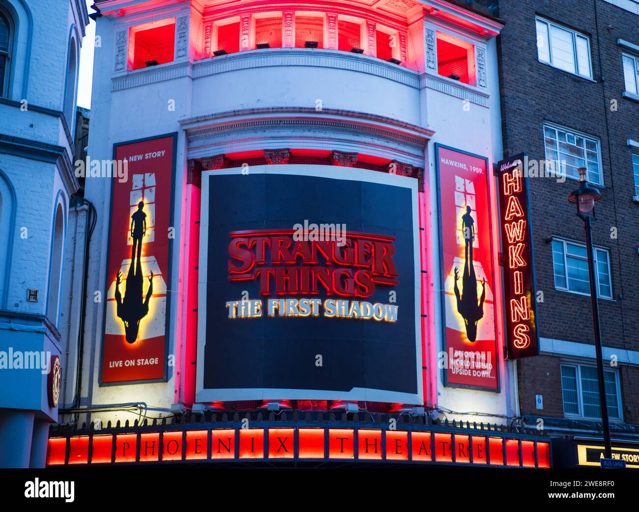 Stranger Things, The First Shadow, Play, Phoenix Theatre, West End London, England, Großbritannien, GB. Stockfoto