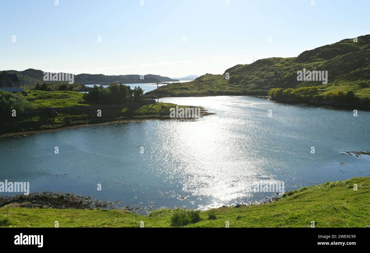 Landschaft im Pairc, einem der landschaftlich dramatischsten Teile von Harris und Lewis, Äußere Hebriden, Schottland Stockfoto
