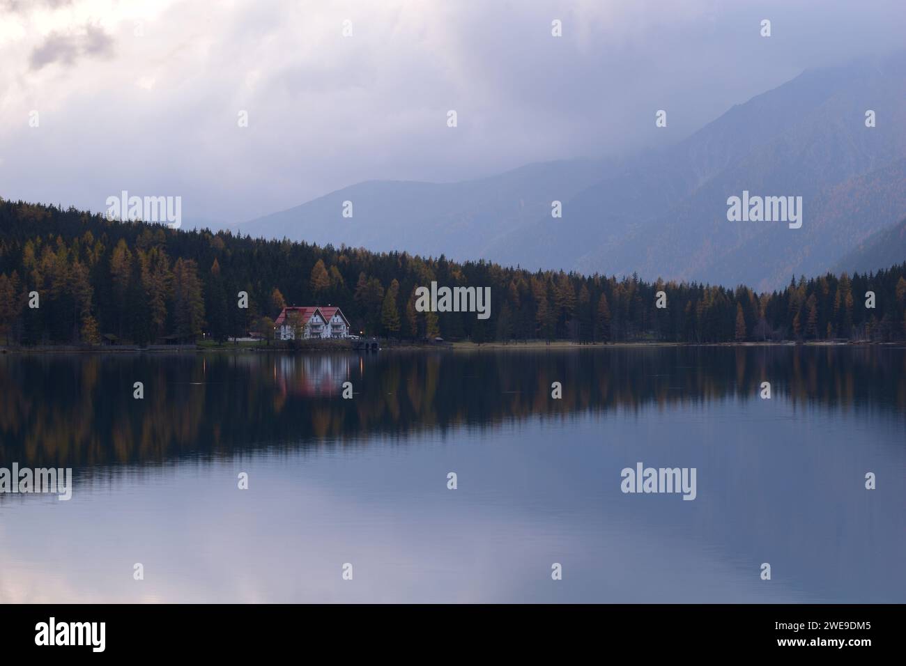 Lago di Antholva, Südtirol, Italien Stockfoto