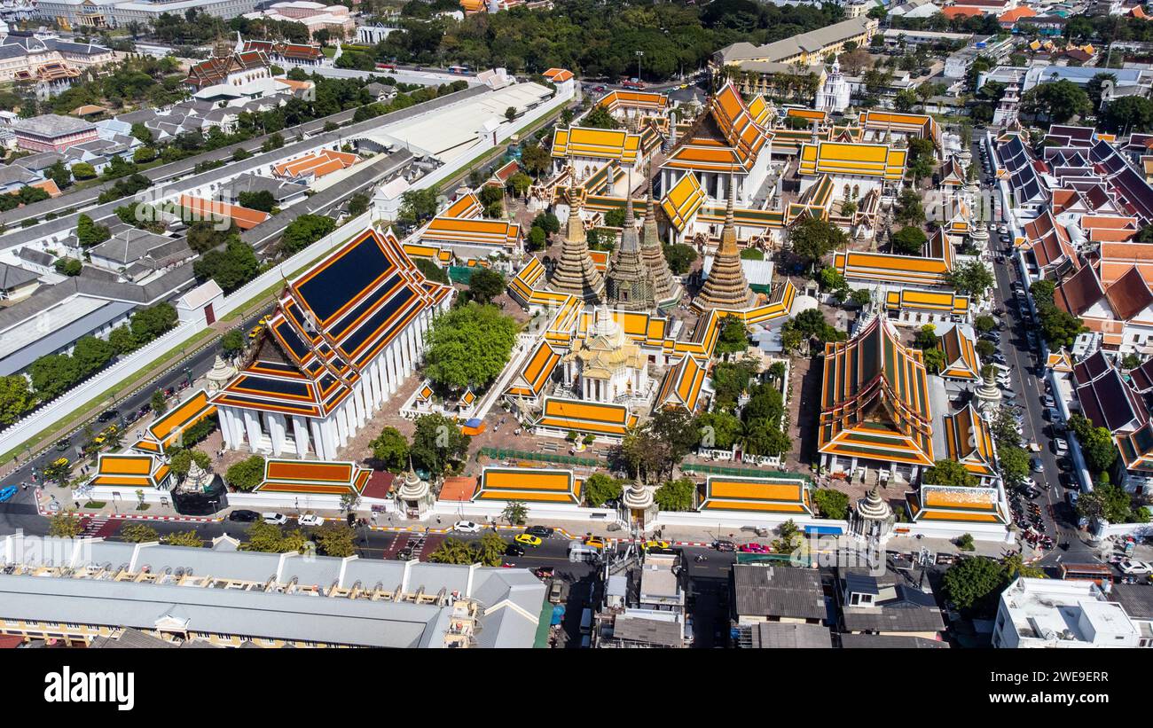 Wat Pho, buddhistische Tempel, Bangkok, Thailand Stockfoto