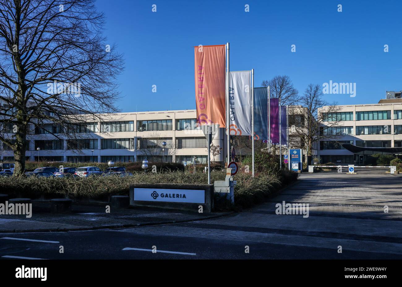 Essen, Nordrhein-Westfalen, Deutschland - Galeria Hauptsitz, Galeria Karstadt Kaufhof Hauptgebäude. Stockfoto